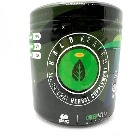 Halo Kratom Green Malay 60g Powder