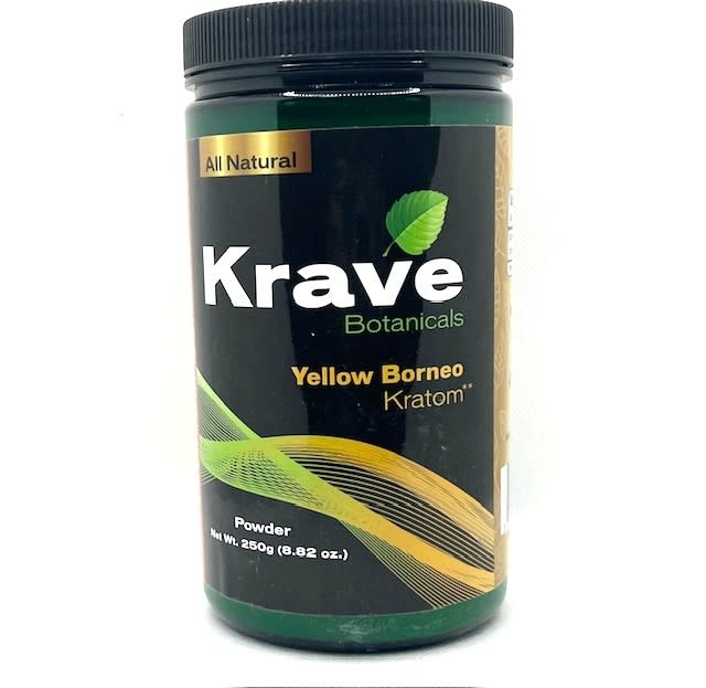 Krave Kratom Yellow Borneo 250g Powder