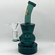 BH 4 80  Dark Green Glass Bubbler