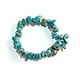 Turquoise chip bracelet