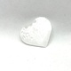 Selenite Heart 2.5" wide  w/ Angel Wings etched