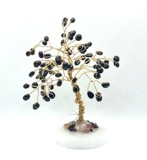 Handmade 6" Gem Tree - Garnet stones by Kristine