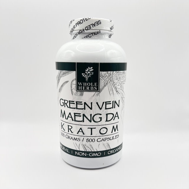 Whole Herb Kratom Green Maeng Da 500 Caps