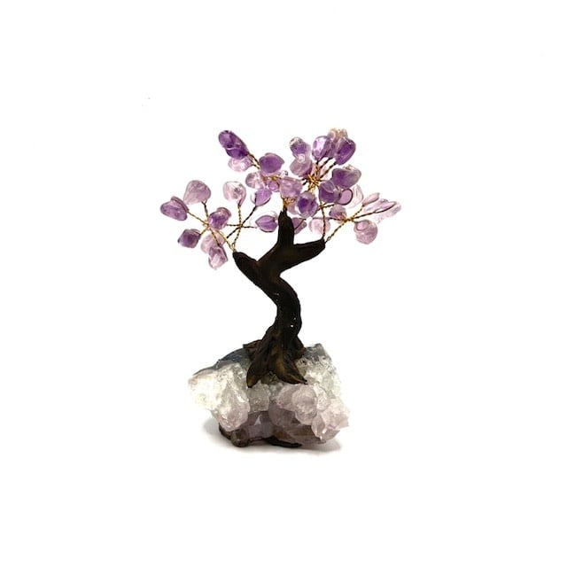 Amethyst 6" Bonsai Tree on Amethyst Base