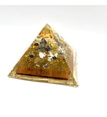 Handmade 5" square base Healing Pyramid Aquamarine  by Kristine