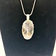 925 Sterling Silver Hand-wrapped Labradorite Pendant w/Sterling Chain