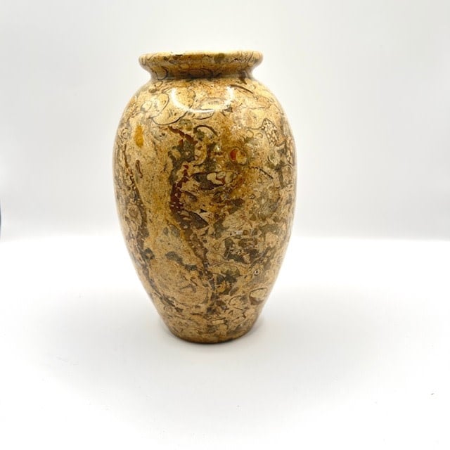 Jasper Stone vase est 6" from Pakistan