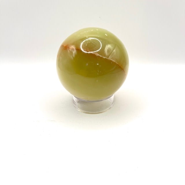 3" Onyx Sphere on clear support