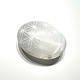 Flower of Life Selenite Palm Stone 2.5"