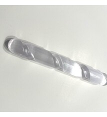 6"  +  Selenite Spiraled Wand