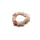 Rose Quartz Chunk Bracelet - Elastic