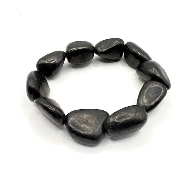 Shungite Nugget Bracelet for De-strressing