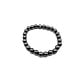 Hematite 8 mm Stone Bracelet - Elastic