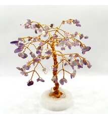 Handmade 6" Gem Tree Amethyst on Selenite by Kristine
