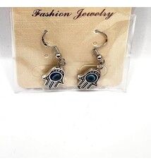 Hamsa Hand Earrings - Stainless