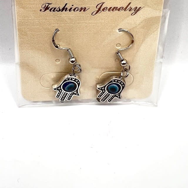 Hamsa Hand Earrings - Stainless