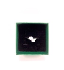 Double Hearts CZ ring Sterling Silver Size  5, 6, 7