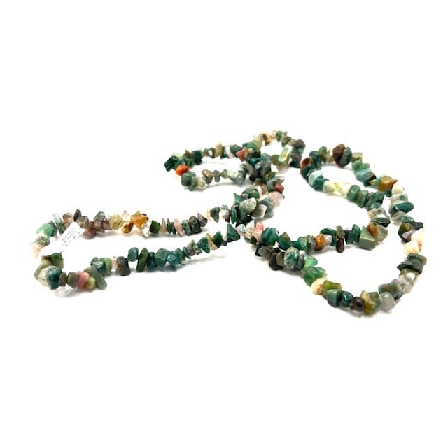 Fancy Jasper Chip 36" nexklace