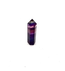 Rainbow Fluorite point