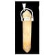 Golden Healer Quartz Double Terminated Pendant with Silver Plating