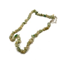 Green Aventurine chip 16"  Choker Necklace