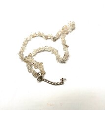 Clear Quartz chip Choker Necklace