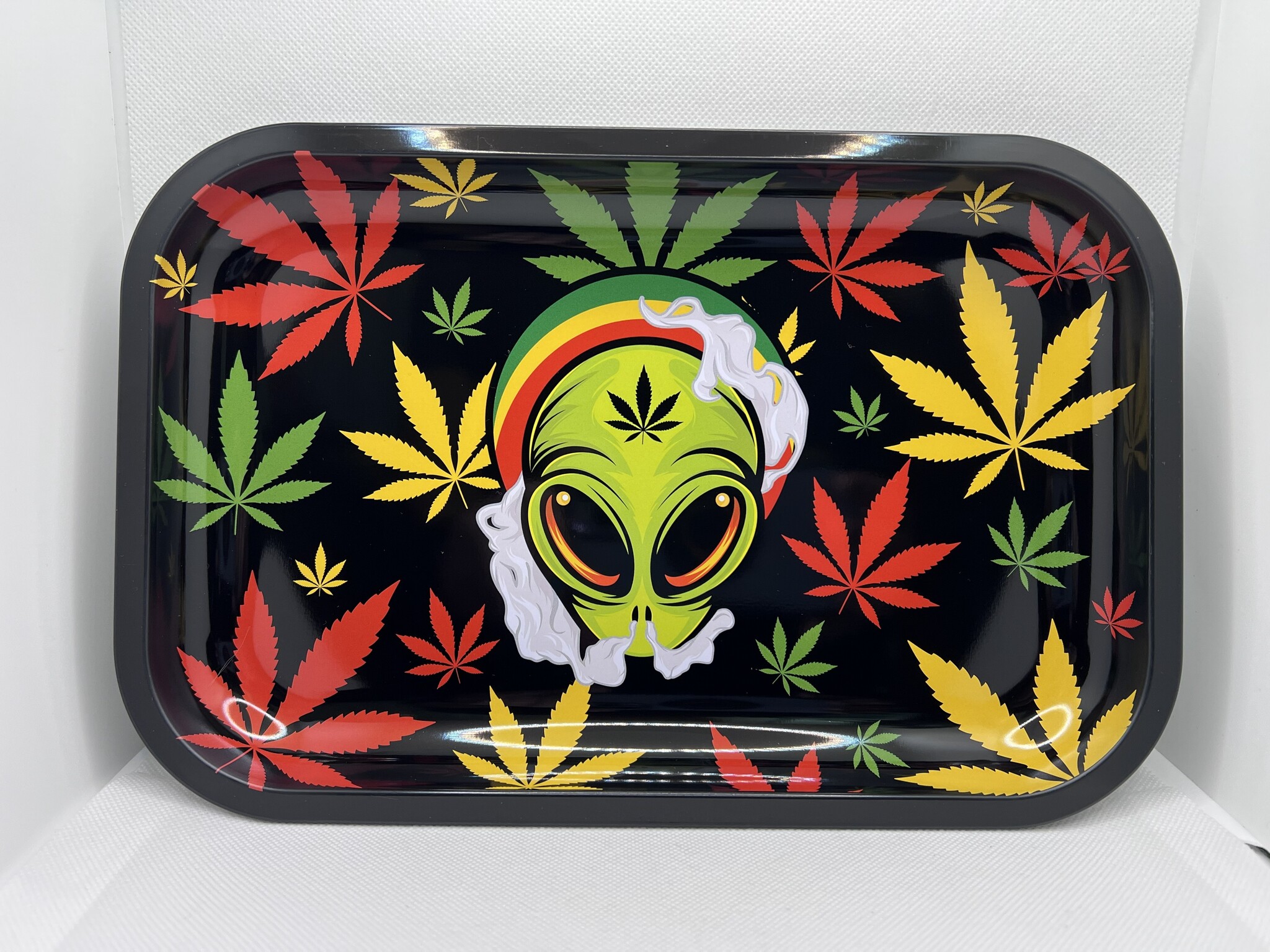 Alien Holographic 3D Rollling Tray/Magnetic Lid 4" x 8.5"