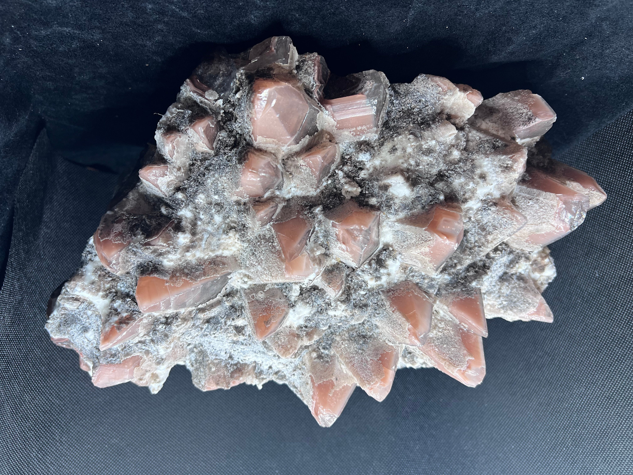 Emerald Green dog tooth Calcite Unique Specimen