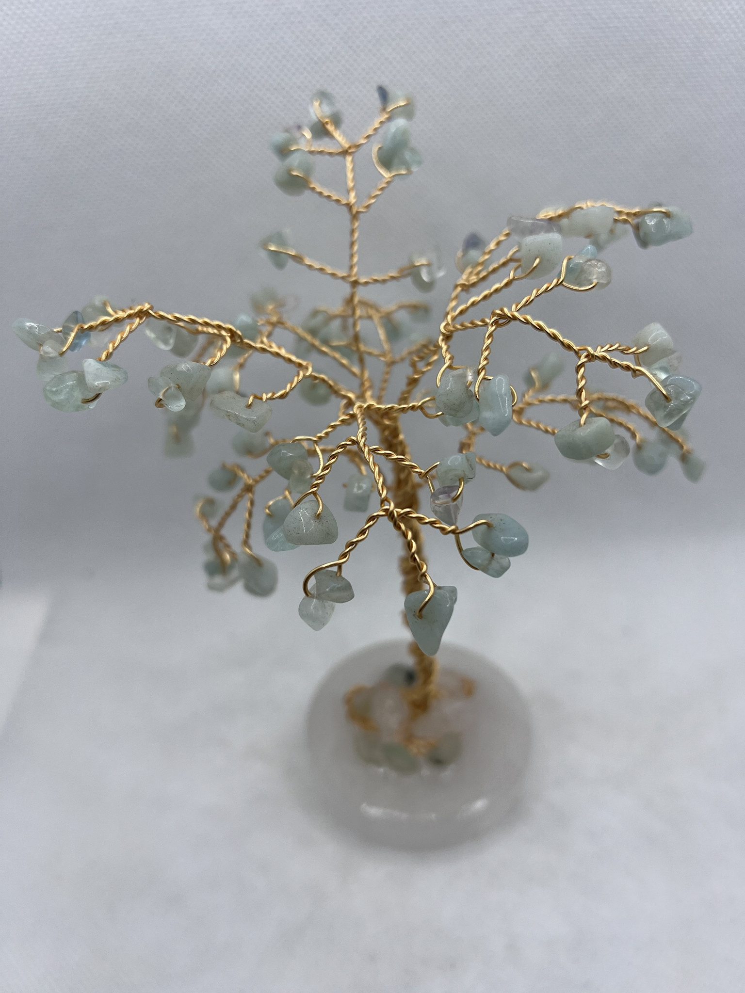 Handmade Gem Tree - Aquamarine by Kristine