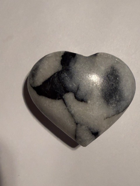 Shell Jasper Heart 2 1/4" wide