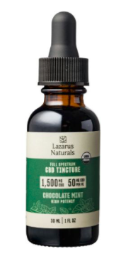 Lazarus 1500  mg CBD Oil 1oz Chocolate Mint