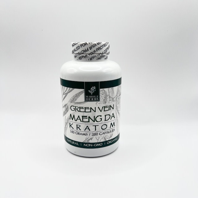 Whole Herb Kratom Green Maeng Da 250 capsules