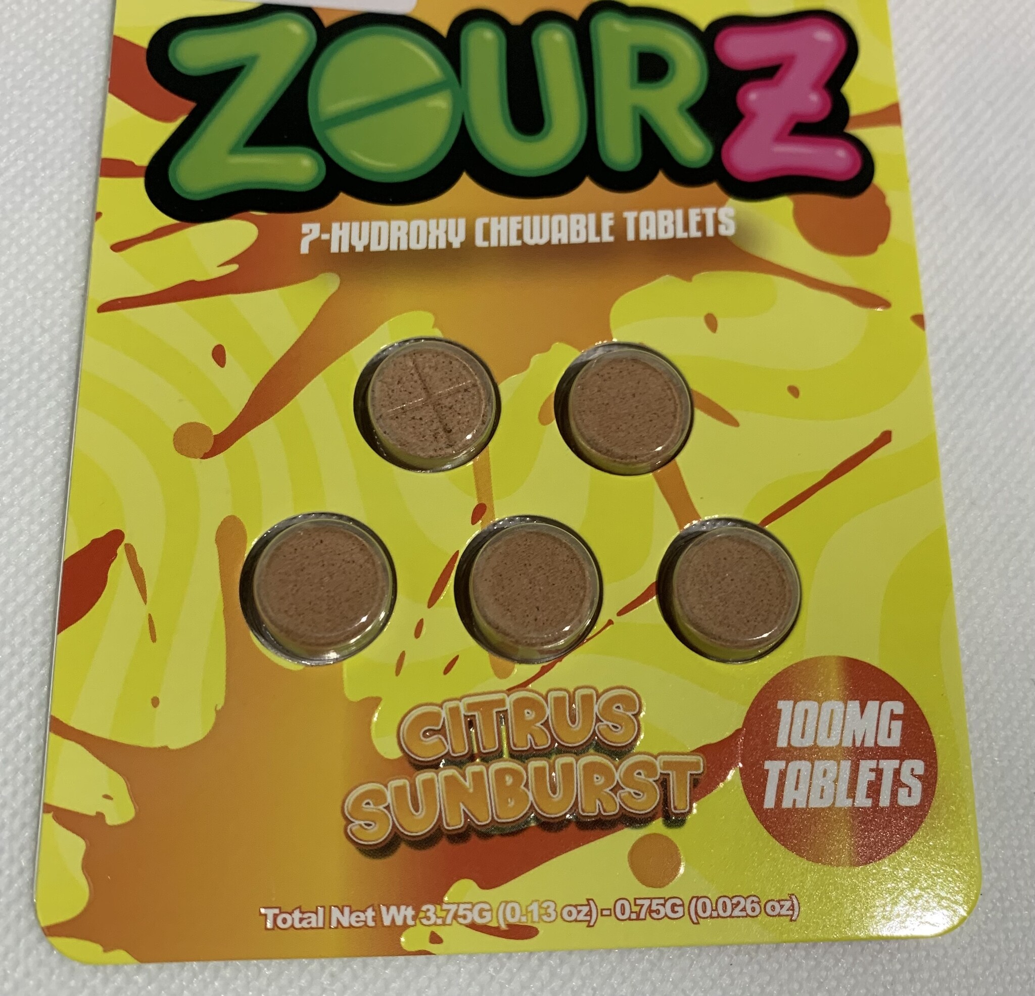 Zourz 100mg tablets