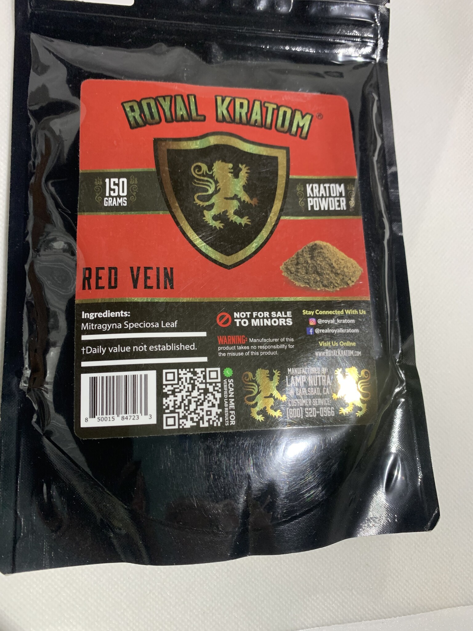 Royal Kratom Powder 300g Red Vein