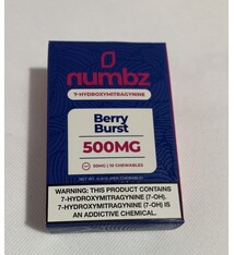 Numbz roll 10 tablets @ 50mg  7 Hydroxy = 500mg