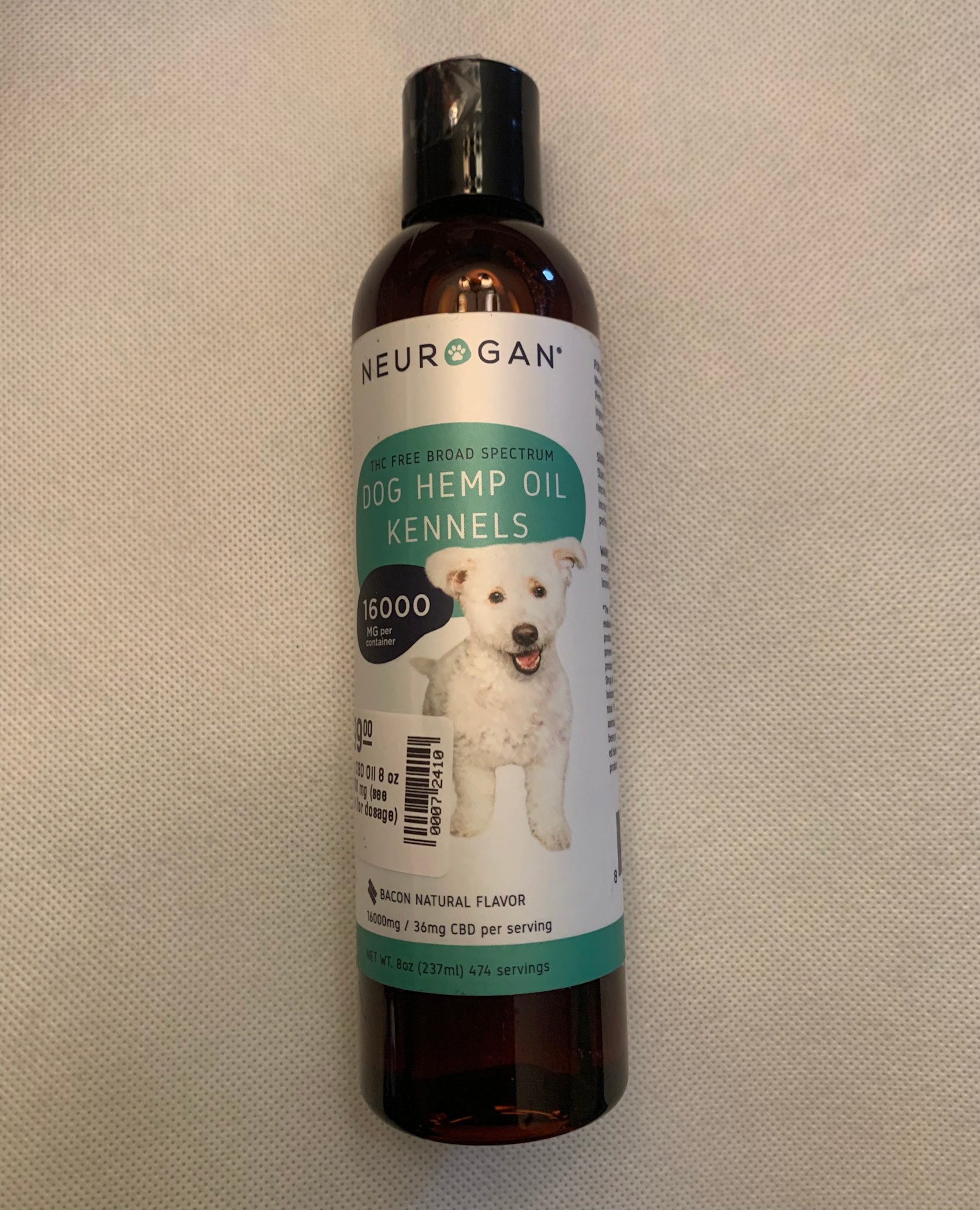 Neurogan Dog THC free CBD Oil 8 oz 16000 mg