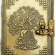 Buddha/Tree of Life Leather Embossed Journal