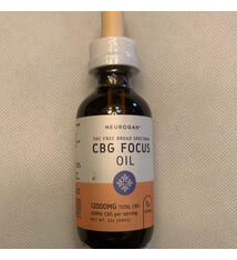 Neurogan CBG Focus Oil 12,000mg THC free