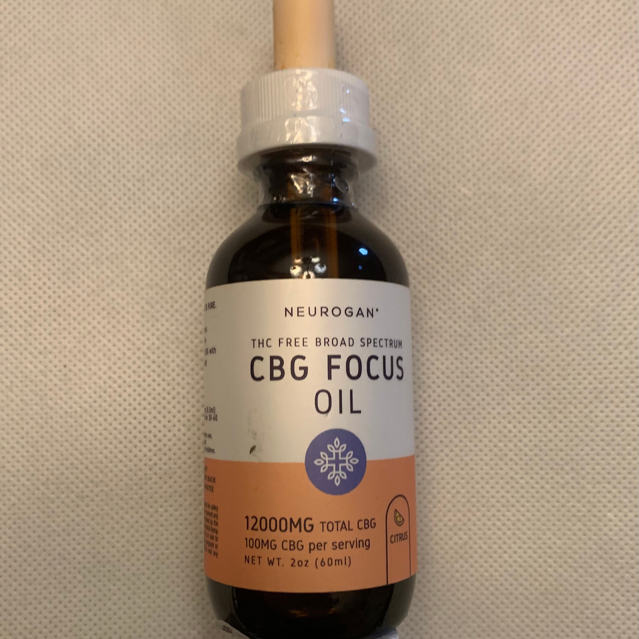 Neurogan CBG Focus Oil 12,000mg THC free