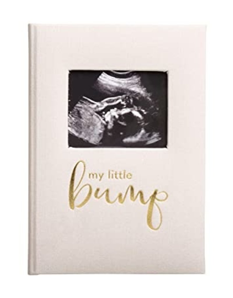 Pearhead Linen Pregnancy Book Ivory