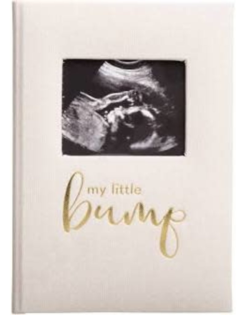 Pearhead Linen Pregnancy Book Ivory