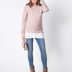 Seraphine Iona Knit And Woven Top