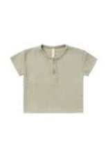 Quincy Mae Woven Henry Top