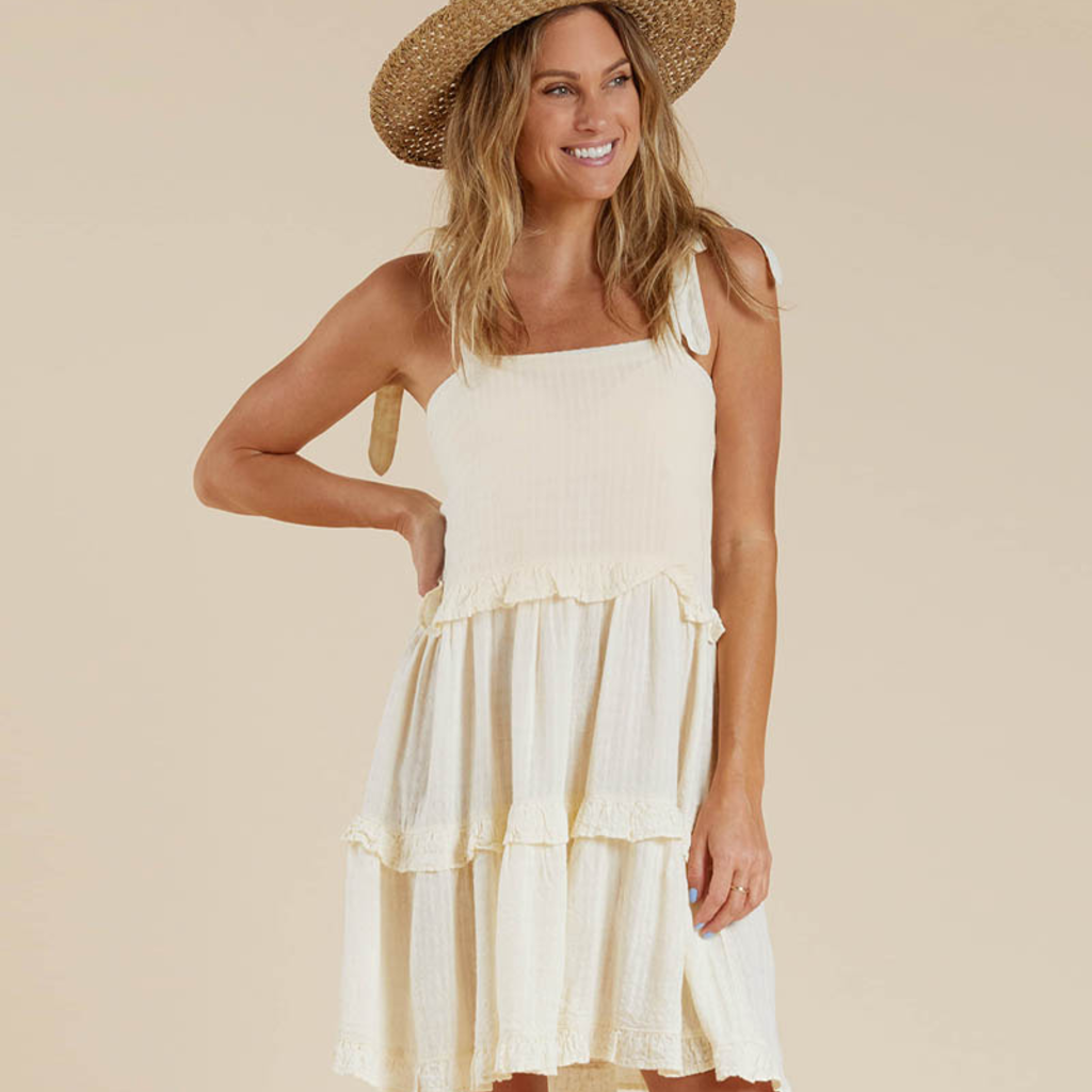 Rylee +Cru Ruffle Swing Dress