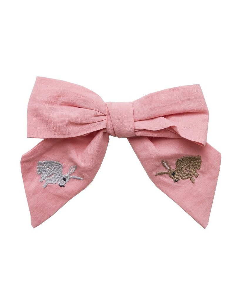 Pink Chicken Easter Bow