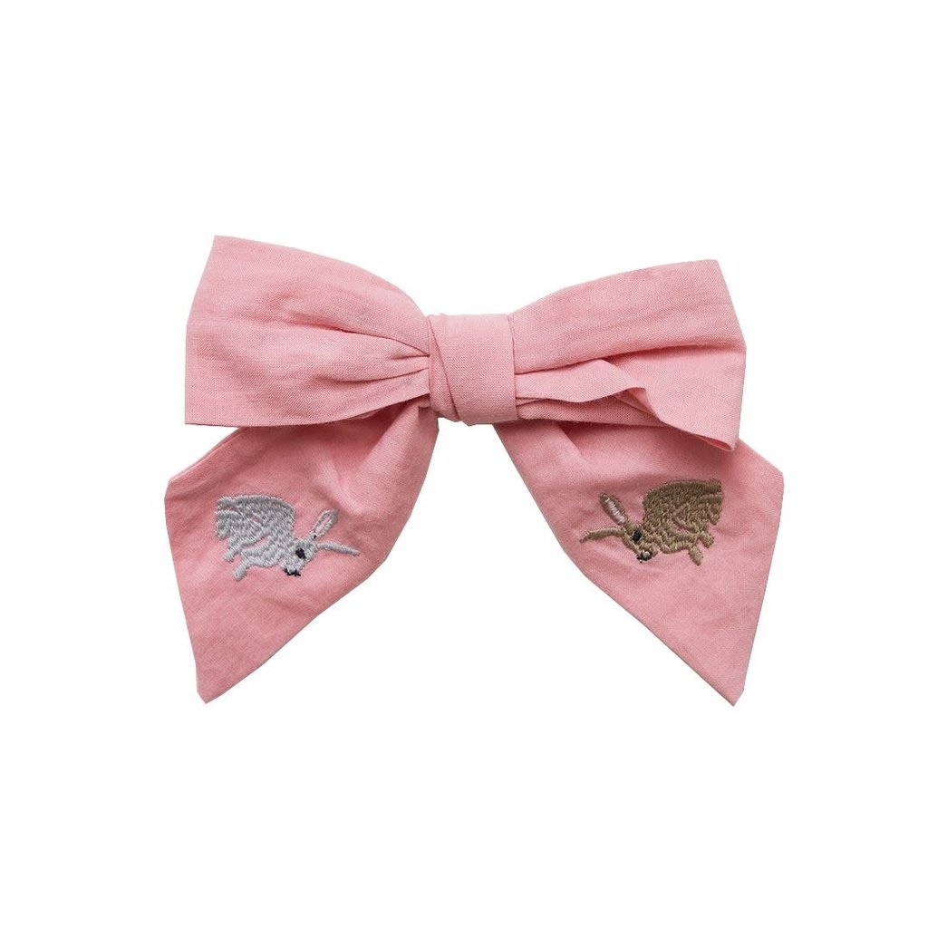 Pink Chicken Easter Bow