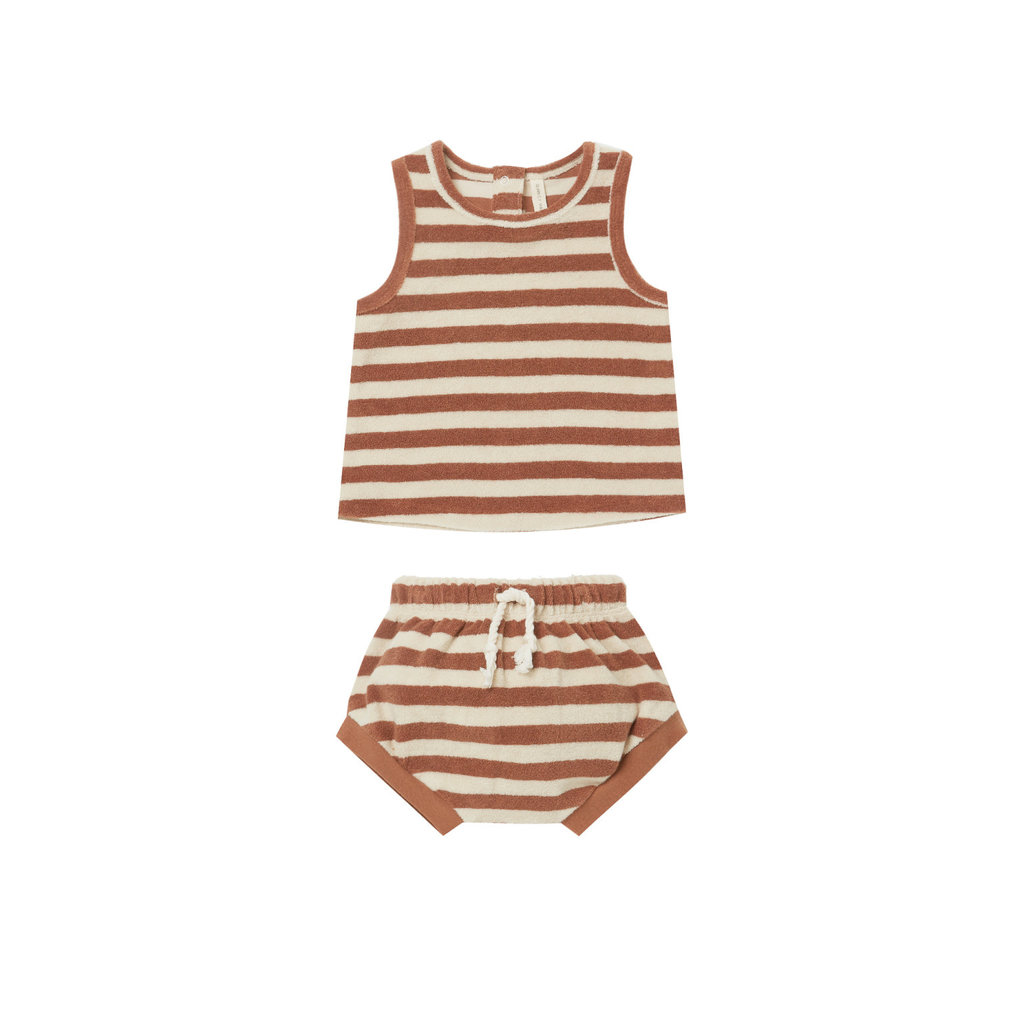 Quincy Mae Terry Tank + Short Set