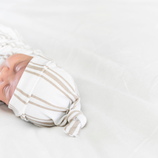 Saranoni Stretchy Swaddle Taupe Stripe