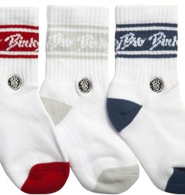 Binky Bro Baby Boy Socks 6M-12M Red/White/Blue
