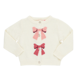 Pink Chicken Girls Maude Sweater - Cream Bows